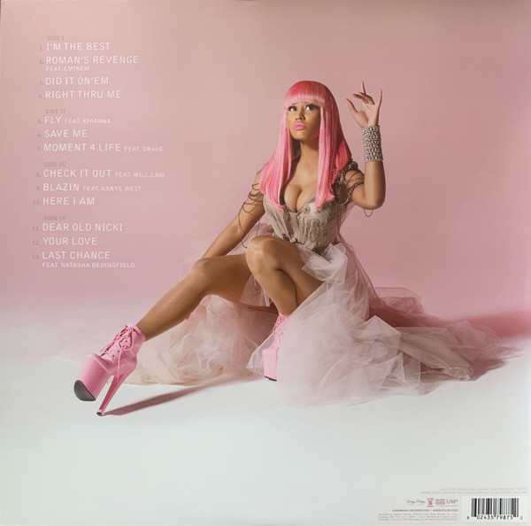 Nicki Minaj — Pink Friday back cover
